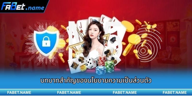 นโยบายความเป็นส่วนตัว Fabet 3 บทบาทสำคัญของนโยบายความเป็นส่วนตัว